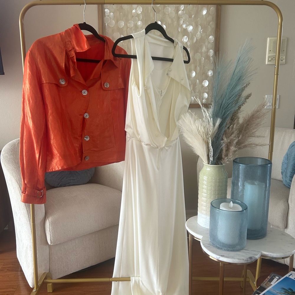 Orange coat